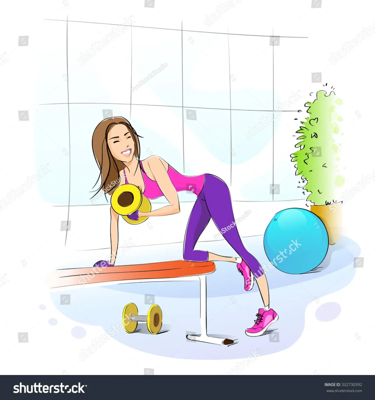 Открытка с днем рождения для фитнес тренера