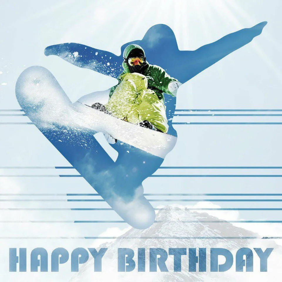 Фото Поздравления с днем рождения лыжнику #18