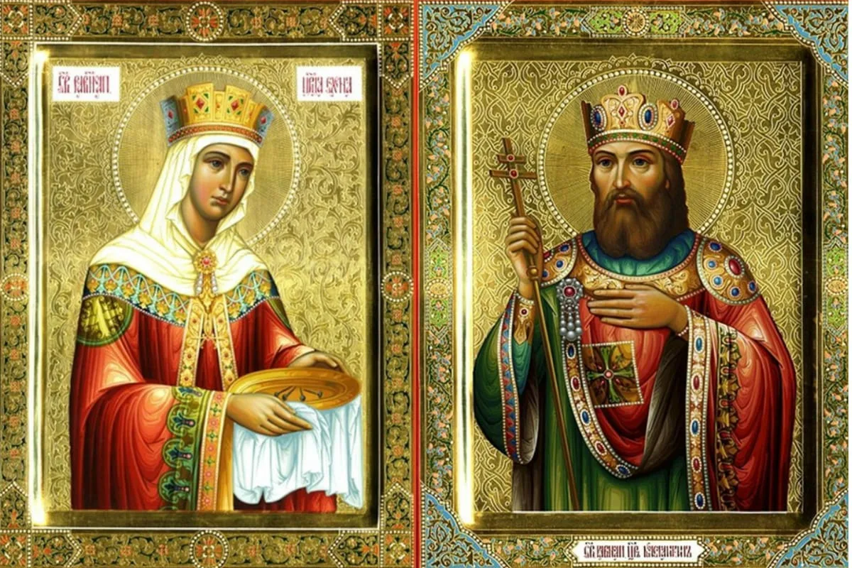 Св лет в м. Равноапп. Царя Константина (337) и матери его царицы Елены.