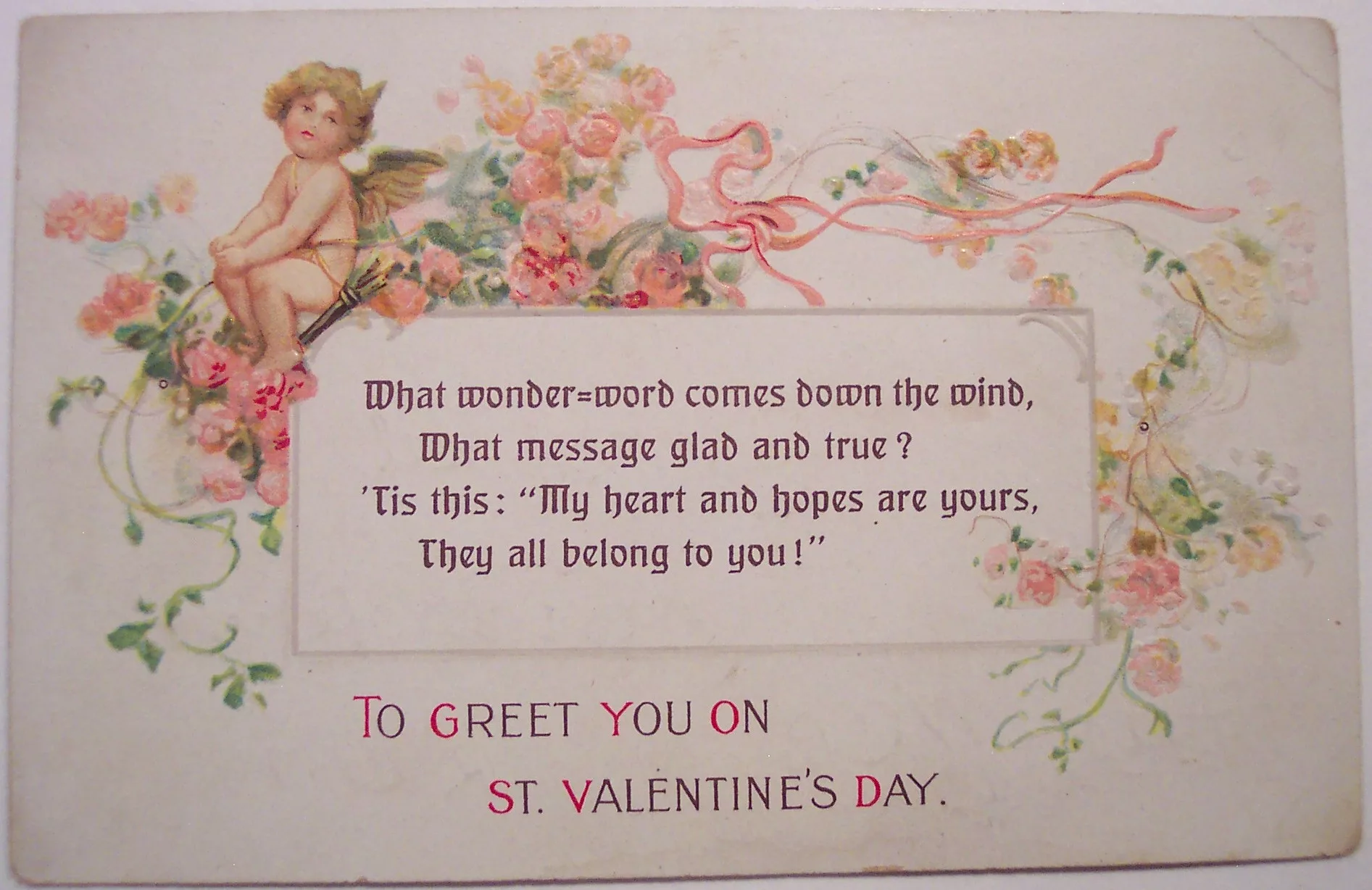 Фото Поздравления с Днем святого Валентина на английском языке с переводом #1