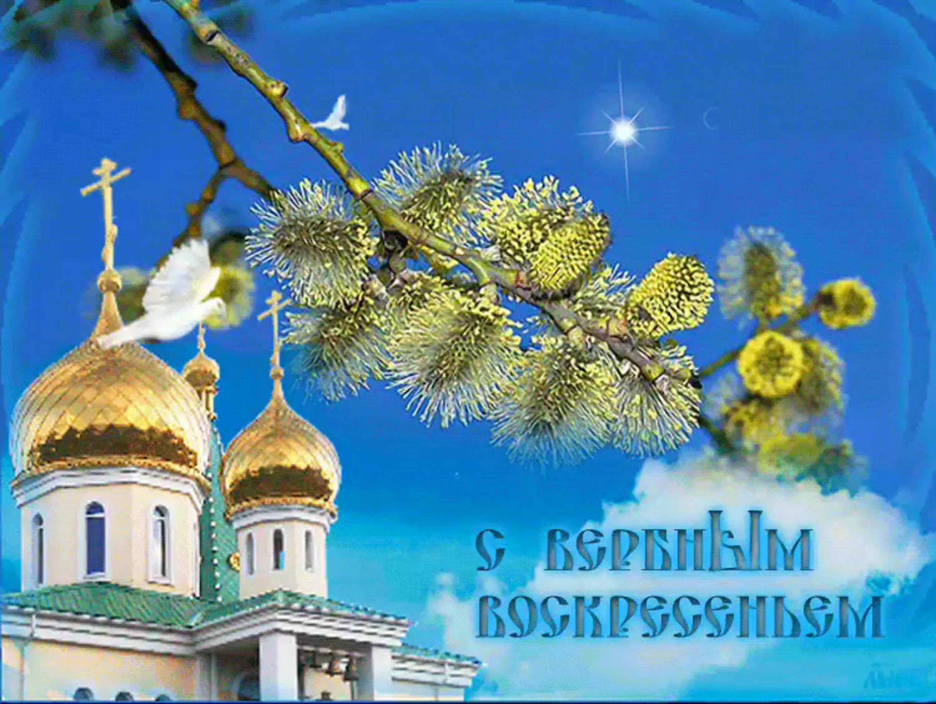 Фото Православные поздравления с Вербным Воскресеньем #8