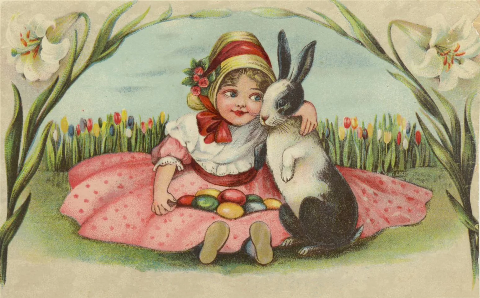 Католическая пасха поздравления открытки на немецком языке. Пасхальные открытки ретро. Винтажные пасхальные кролики. Пасхальные открытки ретро Винтаж. Открытки весенние праздники ретро.