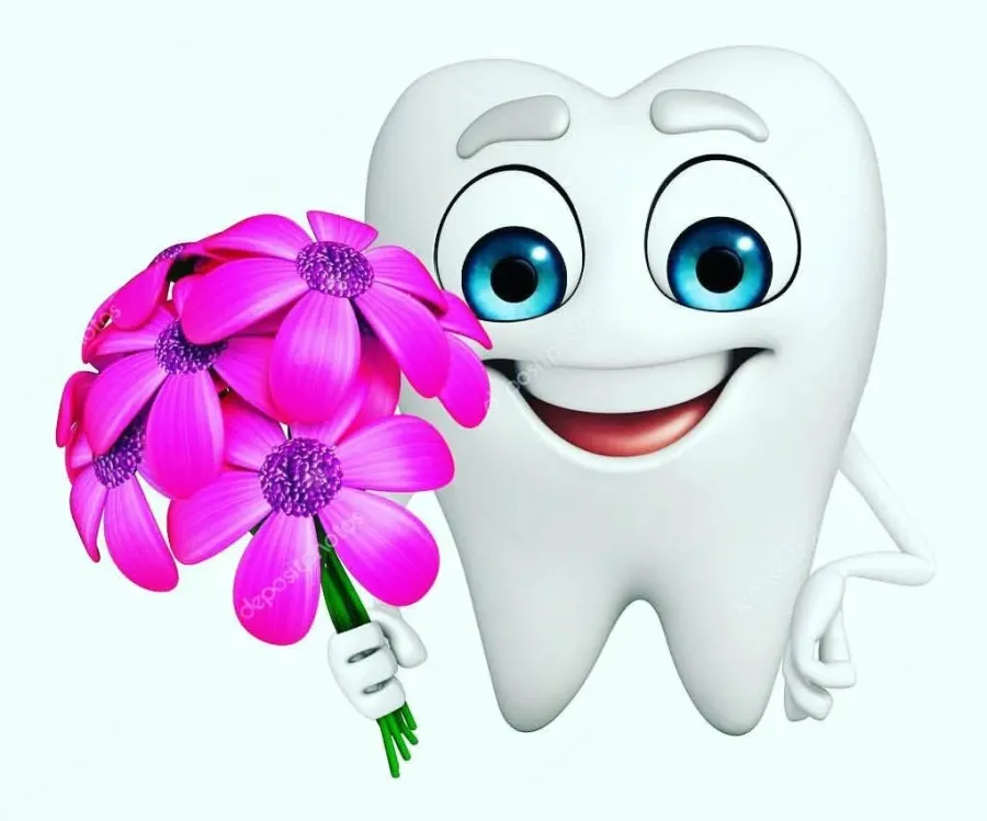 С днем стоматолога прикольные. Зуб с цветами. Цветы стоматологу. Зубик с цветами. Цветок с зубами.