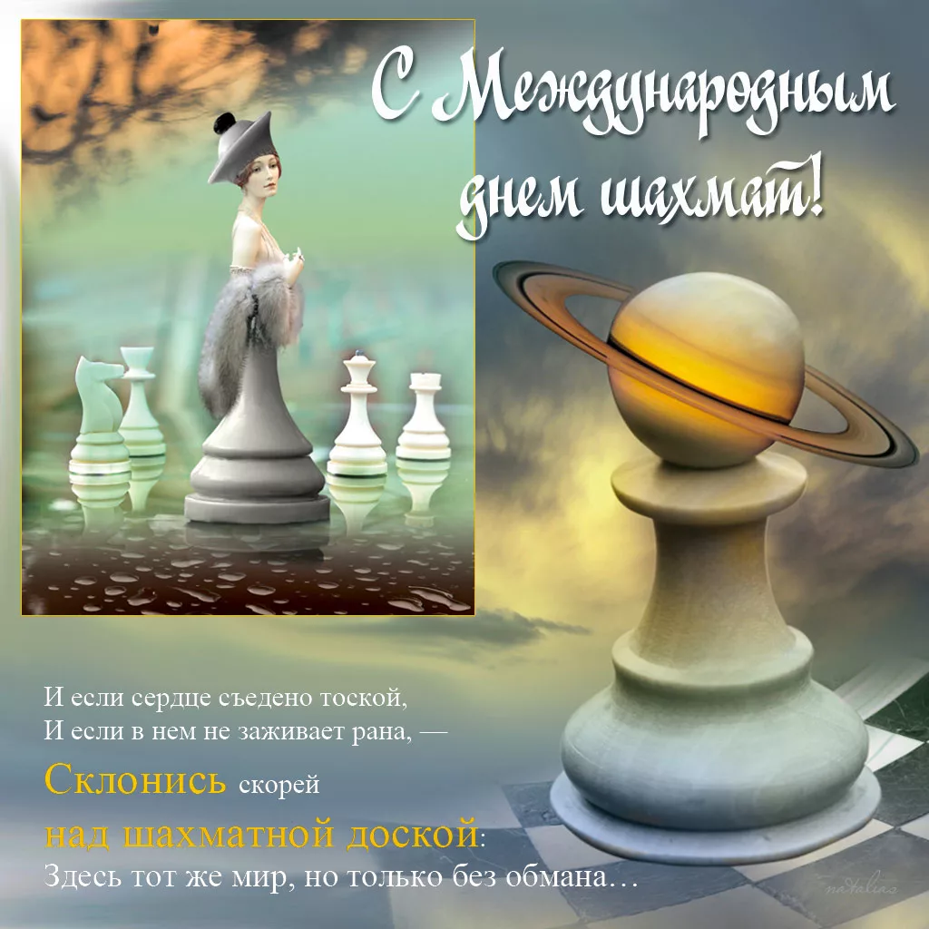 Фото День шахмат 2024, поздравление шахматисту #31