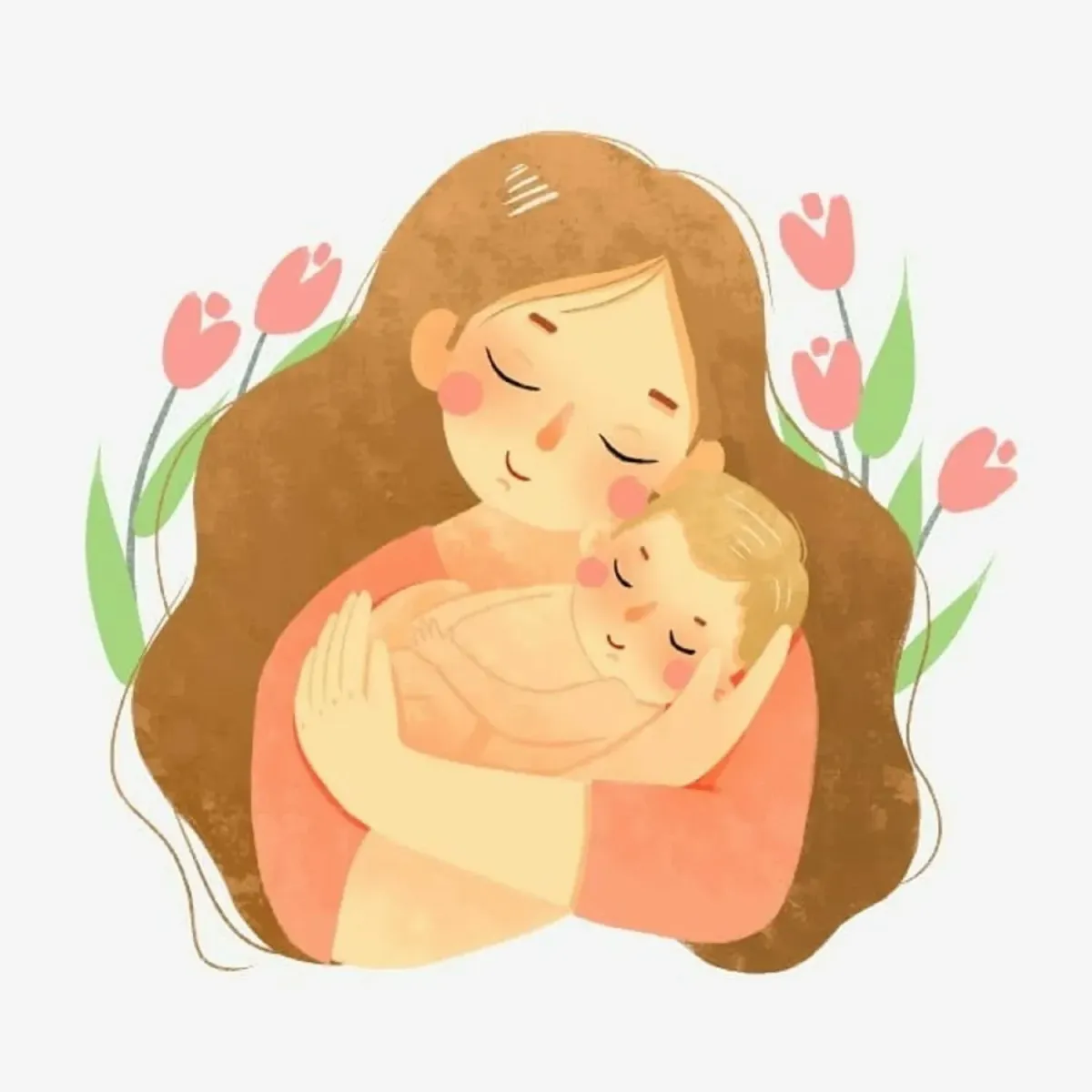 Мама материнство. Мама и ребенок иллюстрация. Рисунок ко Дню матери. Рисунок маме на день матери. Материнство рисунок.