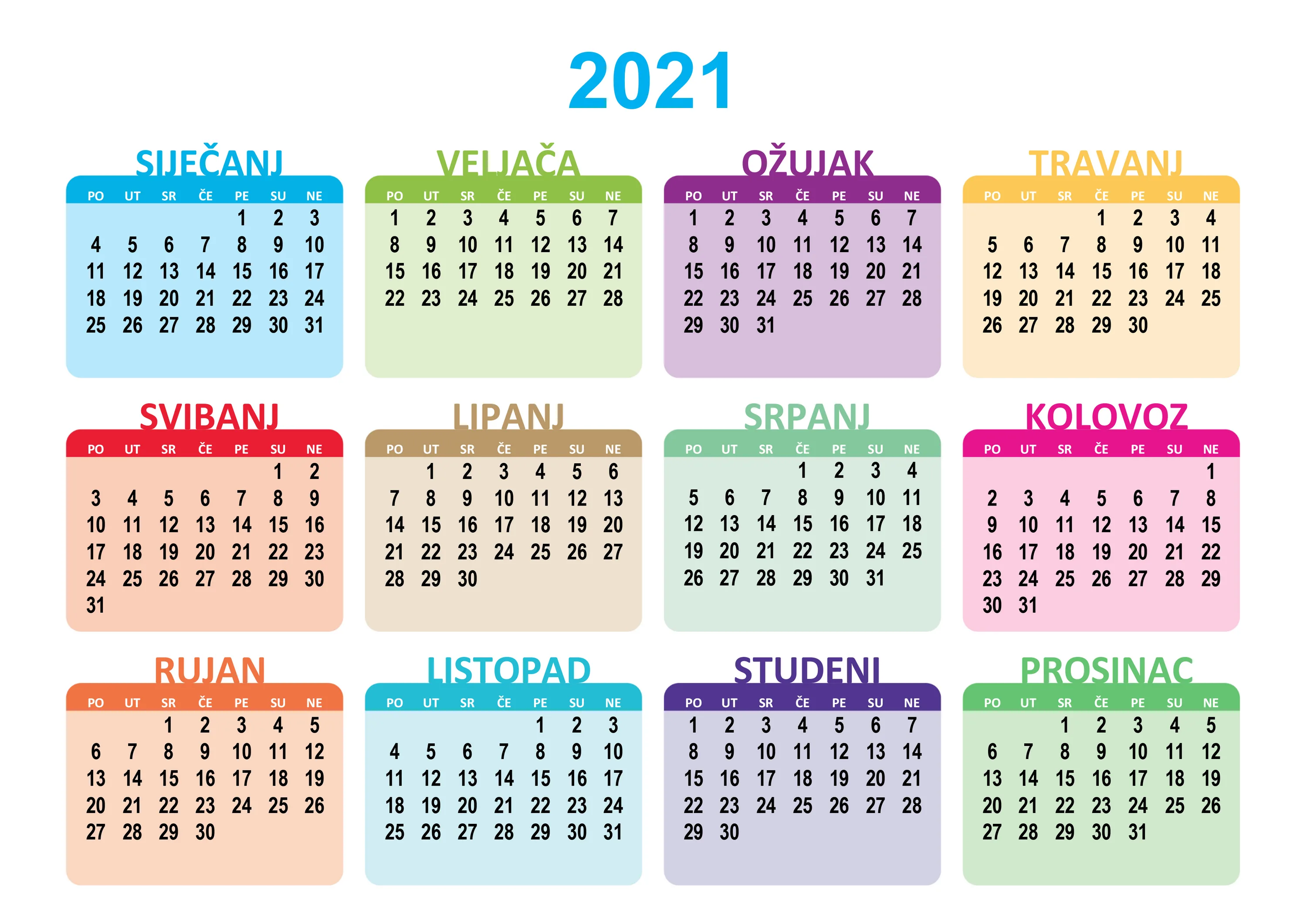 Календари и планеры для печати на месяц Декабрь 2022 A4, A3 в PDF и PNG Calendar