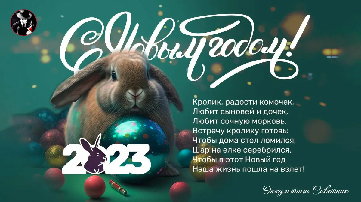 Поздравление новым 2023. Новогодние поздравления. Открытка с новым годом кролика. Душевные открытки с новым годом. Новогодняя открытка год кролика.