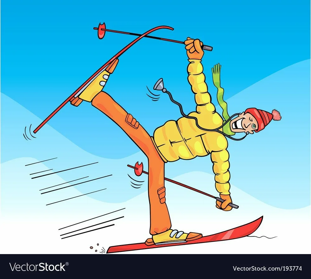 Фото Happy birthday greetings to a skier #6