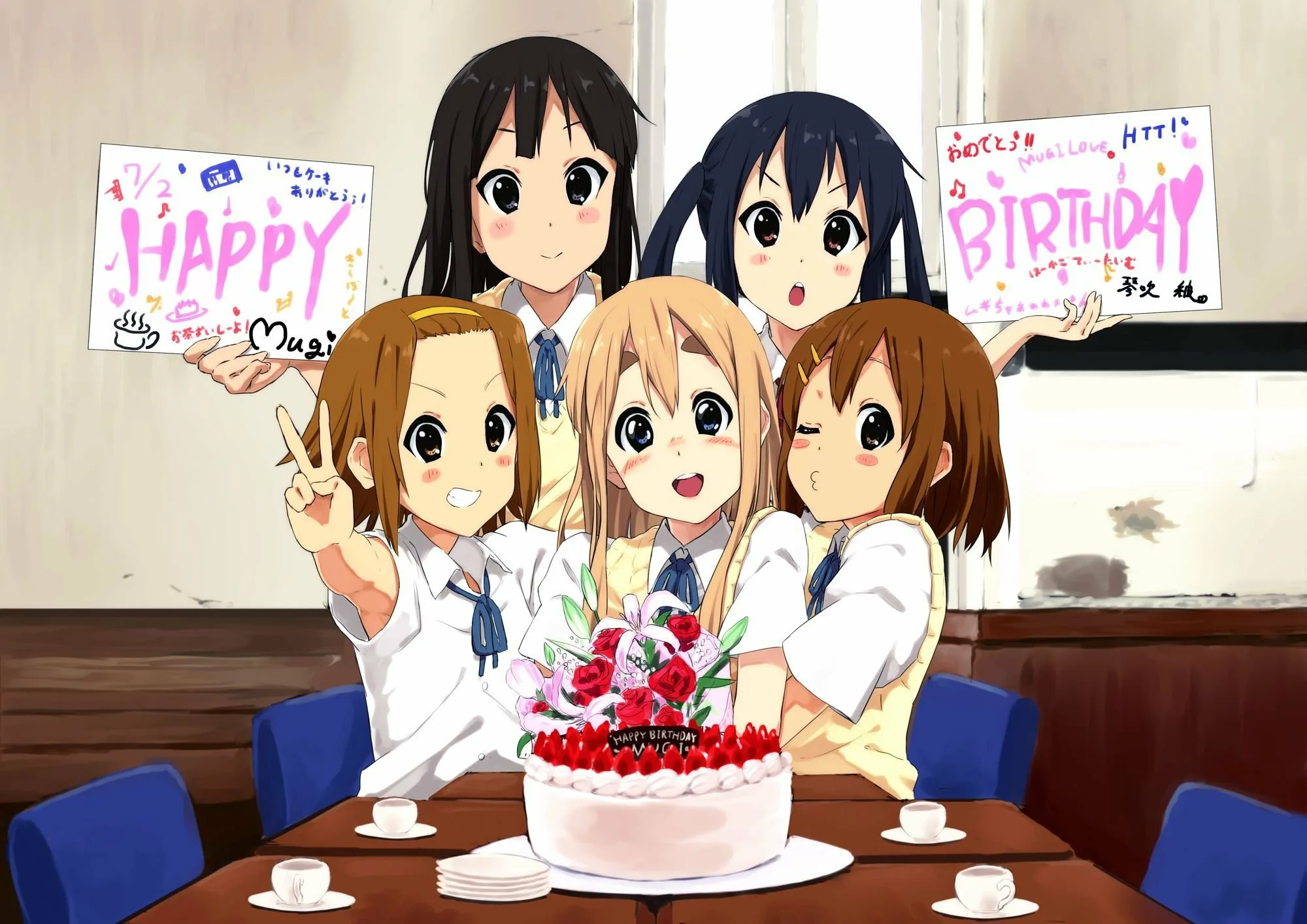 Фото Congratulations on the birthday of an anime girl, anime girl #5