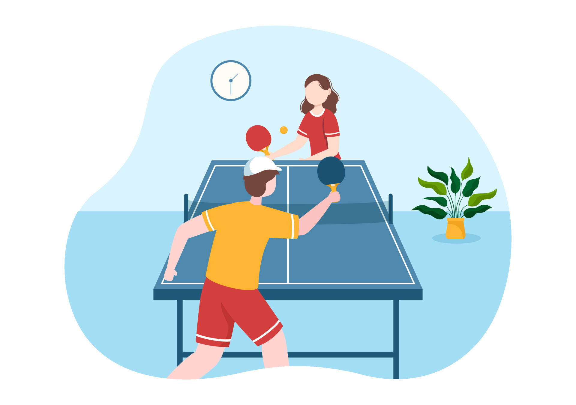 День настольного тенниса 2024. Logotip Championship Table Tennis 2024.