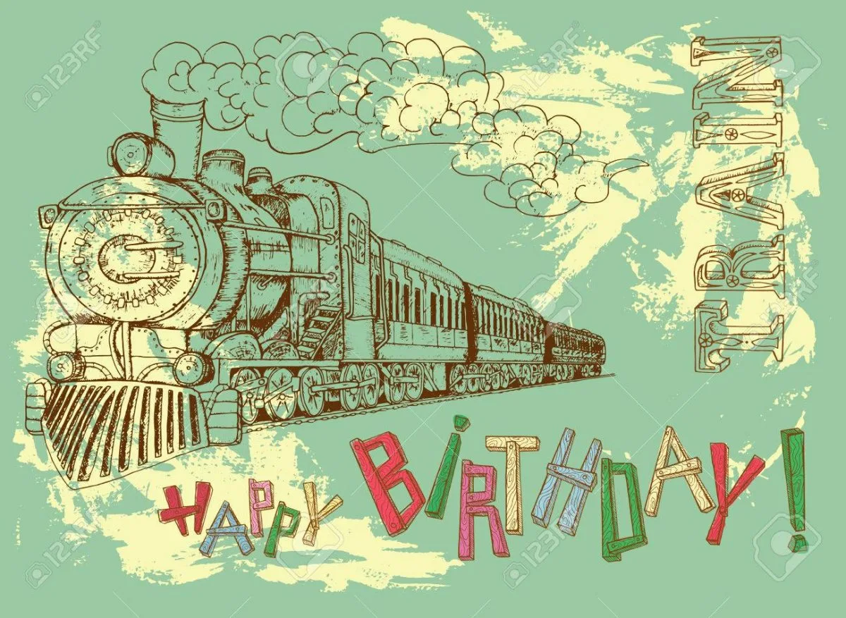 Фото Congratulations on the birthday of the railroad worker #6