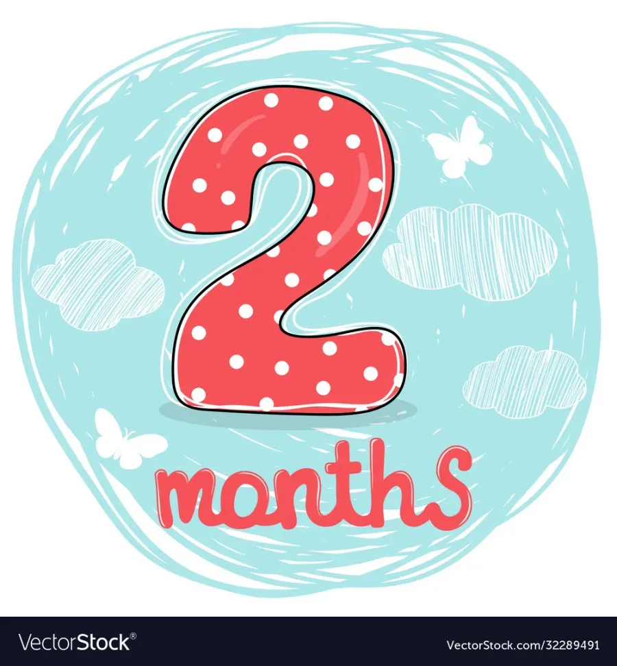 2 months leave. Надпись 2 месяца. Надпись 2 month. Открытка 2 месяца. Нам 2 месяца картинки.