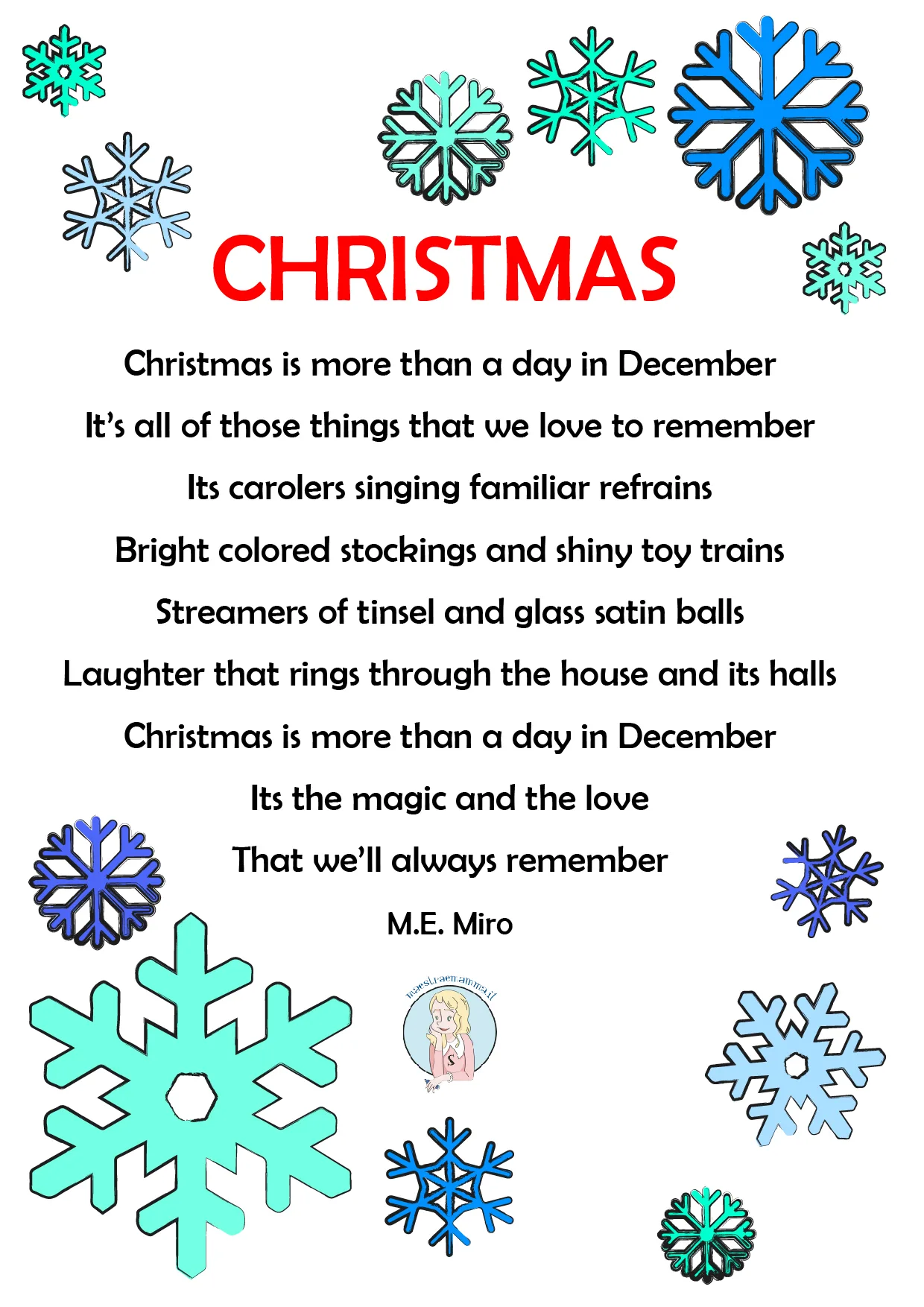 Фото Short Christmas poems #47