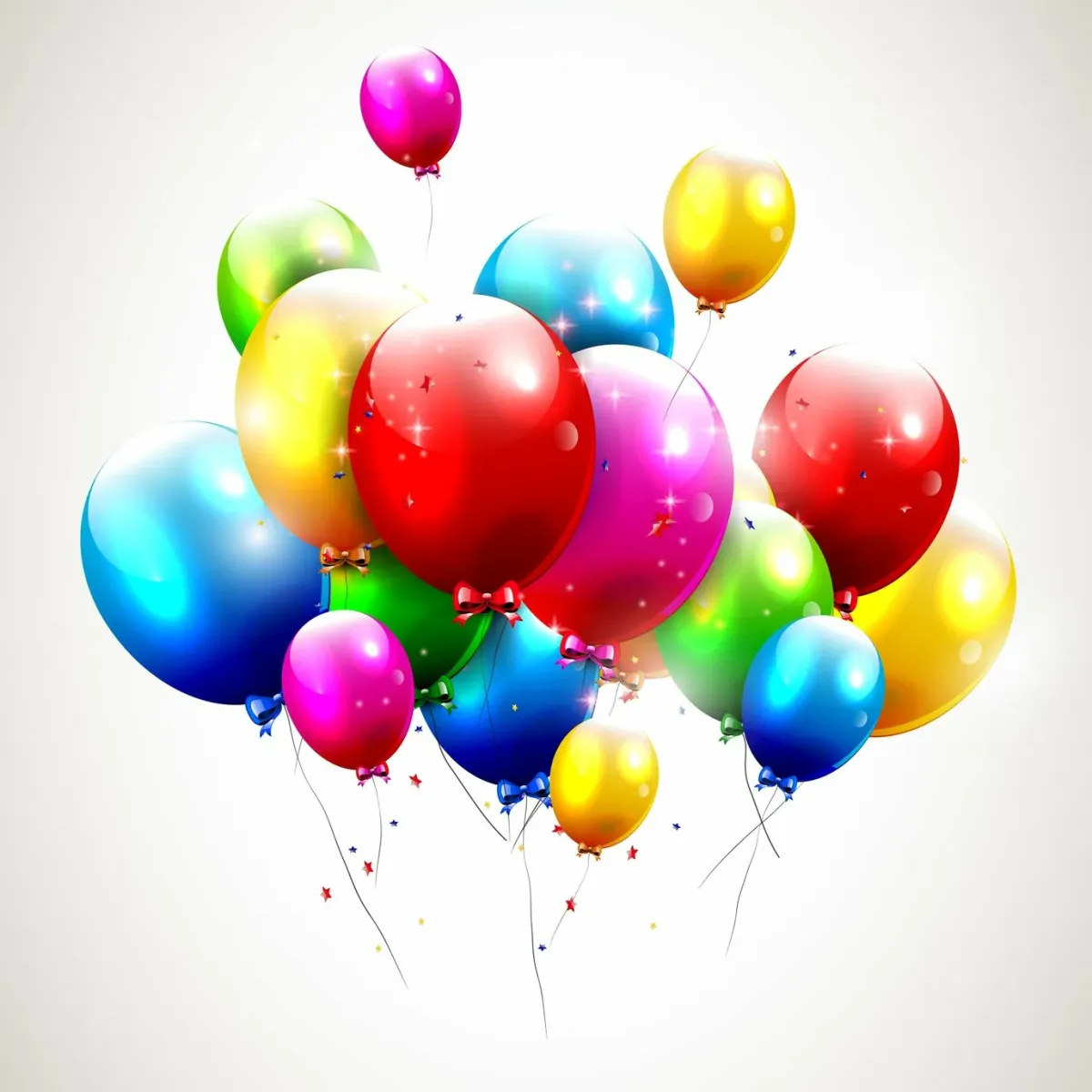 Родителей с днем рождения сына 12 лет. С днем рождения. Воздушные шары. С днём рождения шарики. Открытки с днём рождения шары.