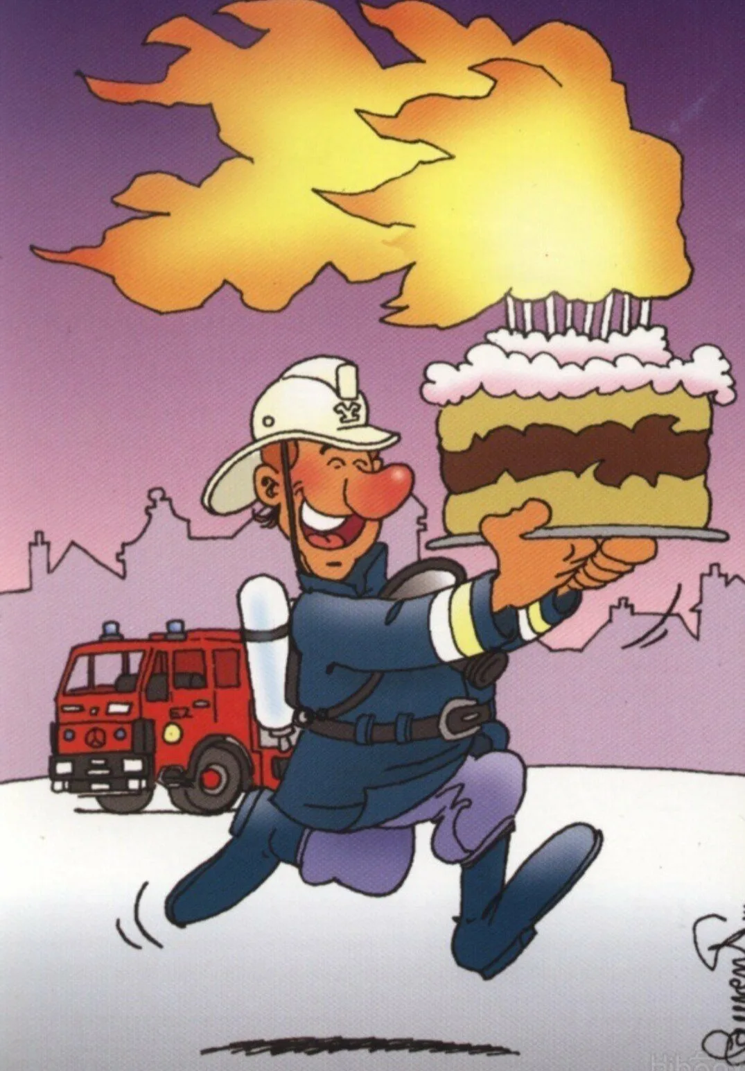 Фото Happy birthday greetings to the fireman #4