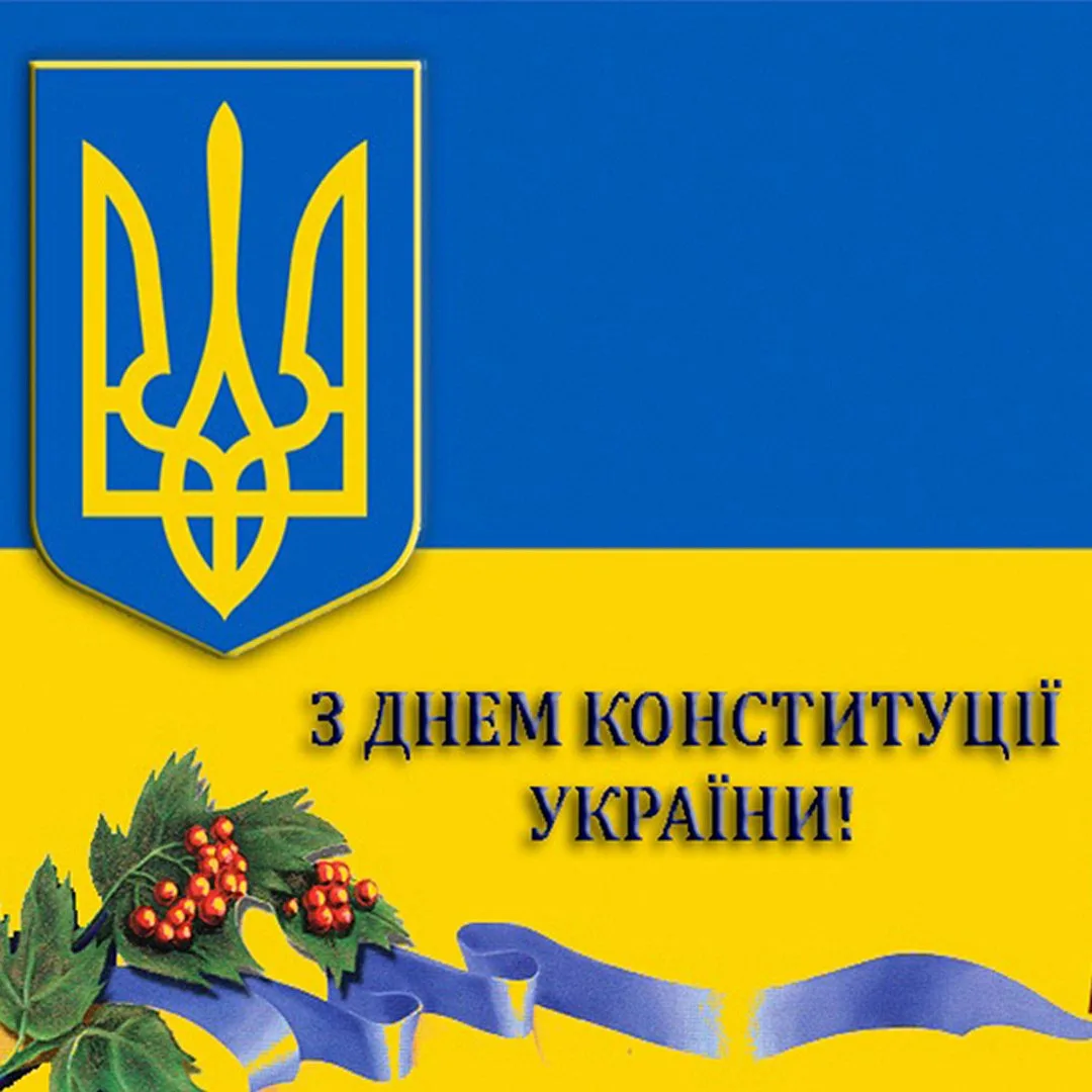 Фото Привітання з Днем Конституції України #17
