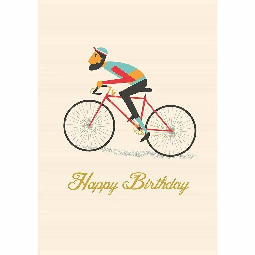 Фото Happy birthday greetings to a cyclist #12