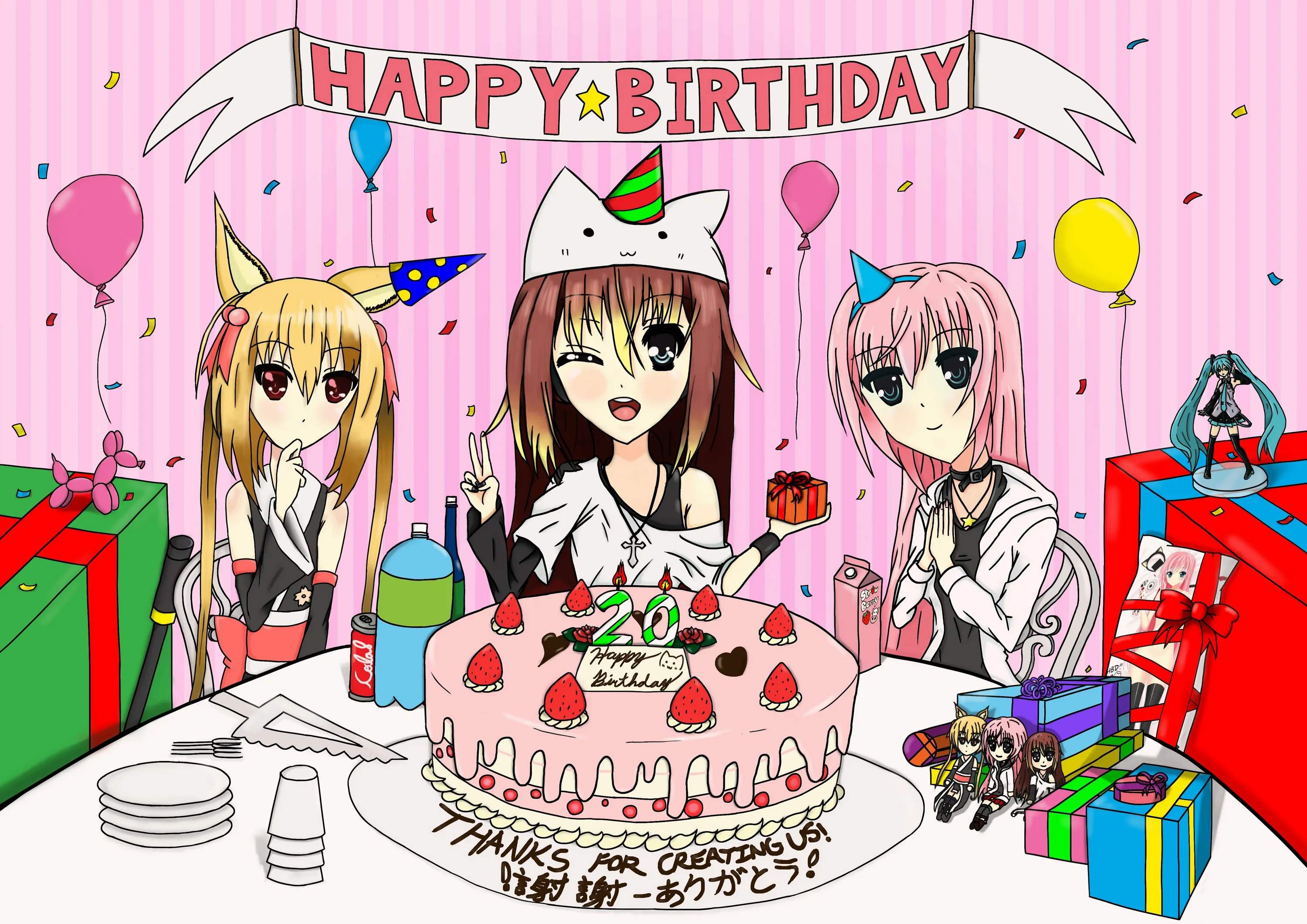 Фото Поздравления с днем рождения анимешнице, анимешнику #15
