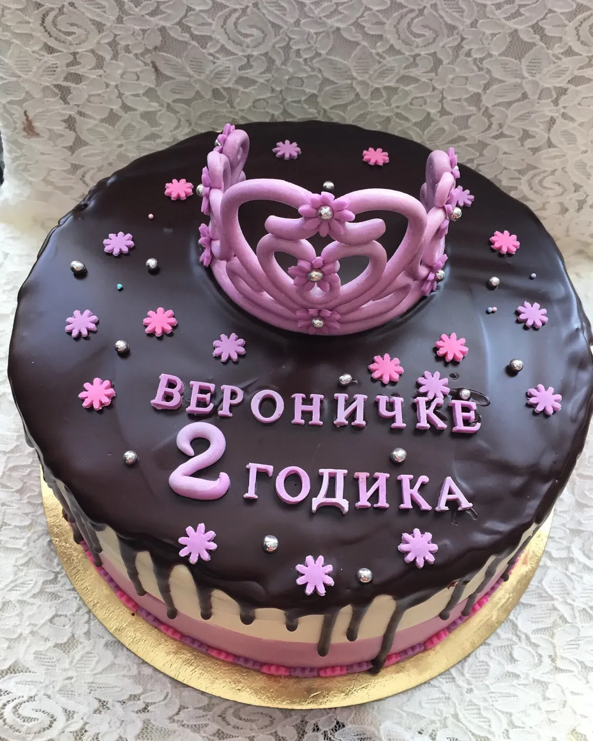 День рождения девочке нике. С днём рождения вероника 2 года. веронике 2 годика поздравления. с днём рождения вероника 2 годика девочке. торт вероника.