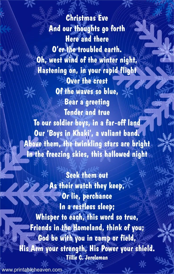 Фото Short Christmas poems #56