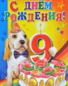 Открытка с днем рождения мальчику 9 лет