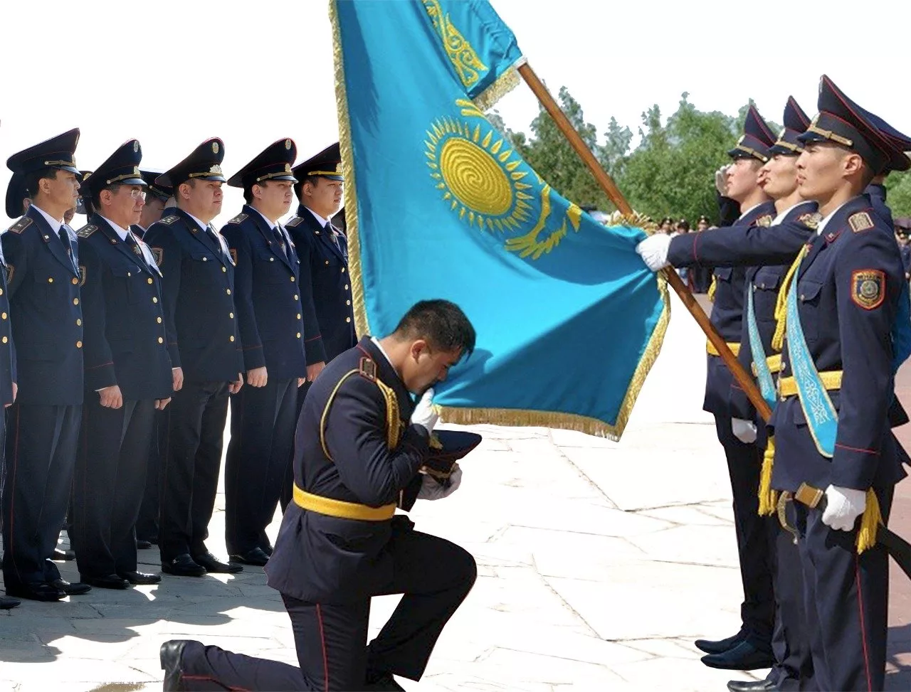 Фото День полиции в Казахстане 2024 #38