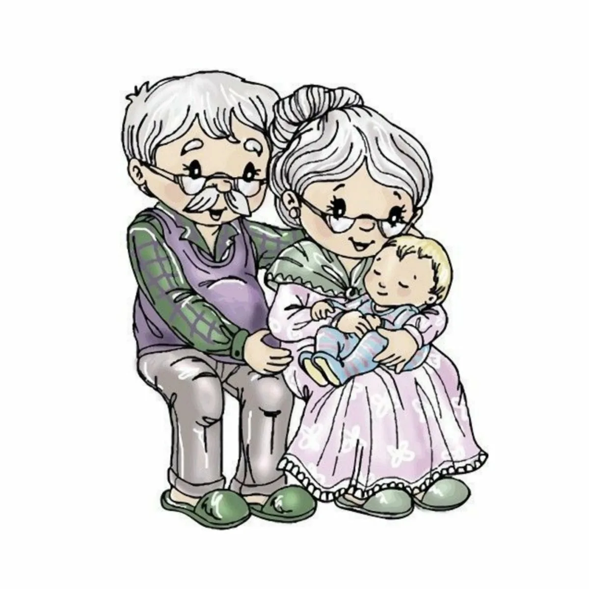 Открытка для бабушки и дедушки. Бабушка и дедушка рисунок. Бабушка дедушка и внуки. Бабушка рисунок.