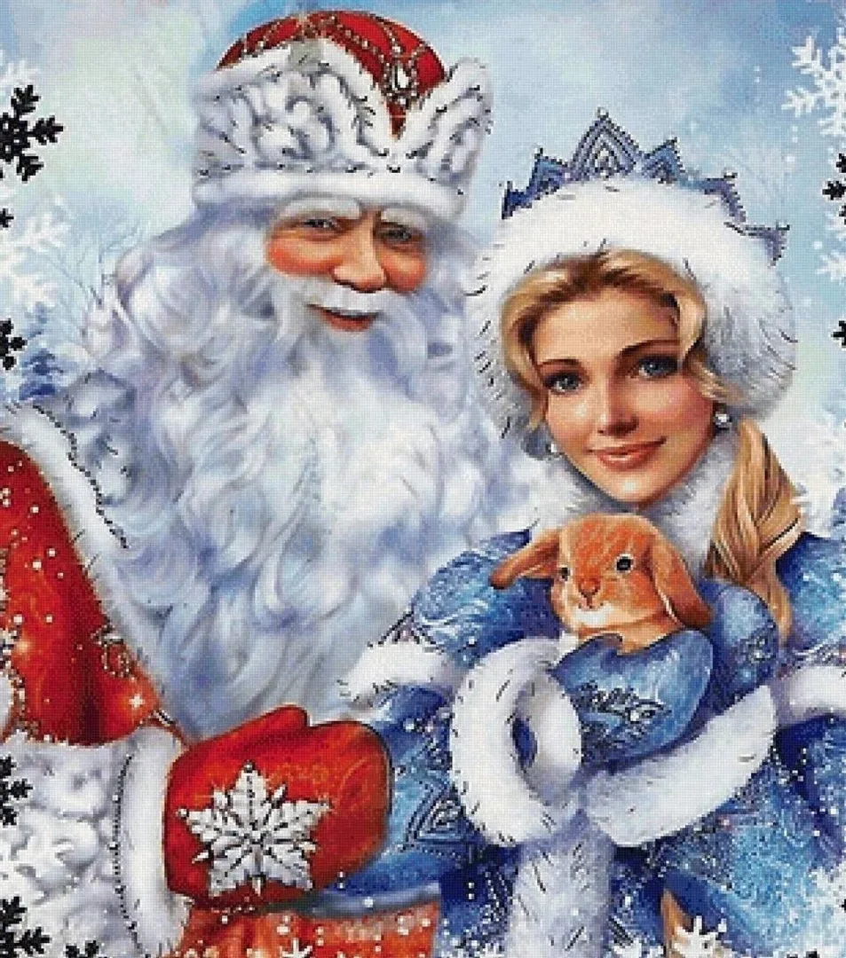 Фото New Year greetings from Ded Moroz and Snegurochka for adults #12