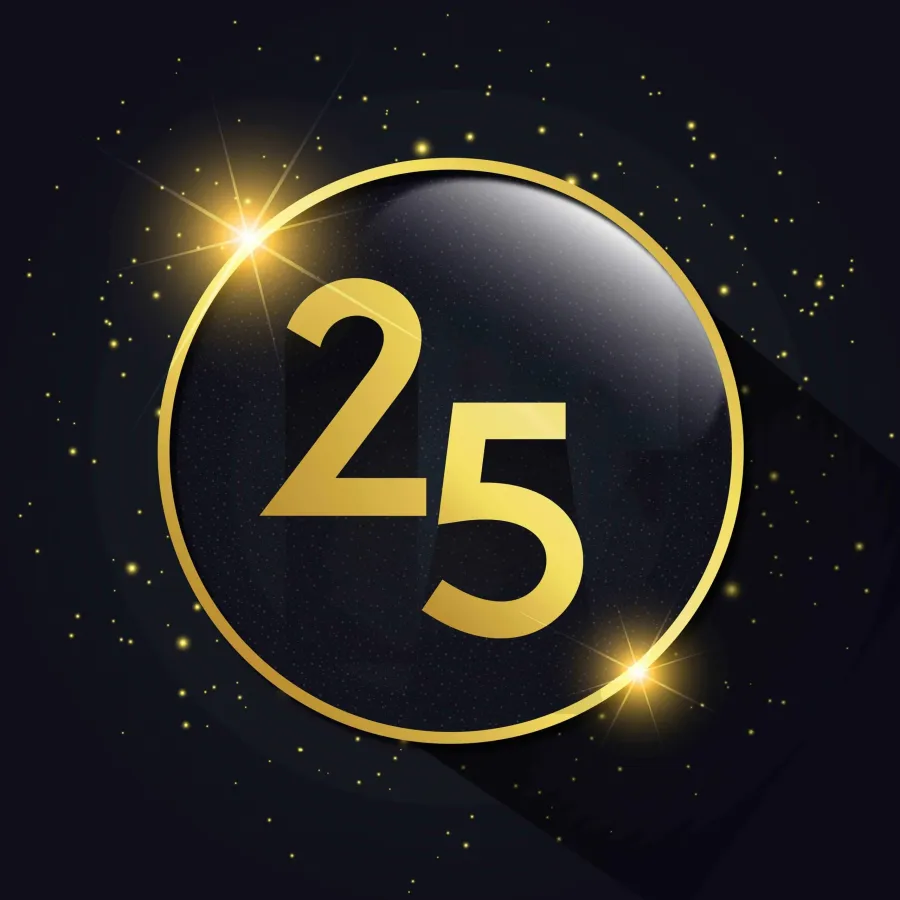 Картинка 25 лет день рождения