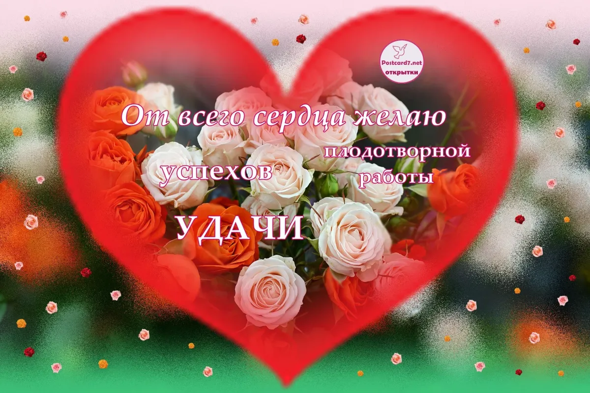 Успехов вам в работе