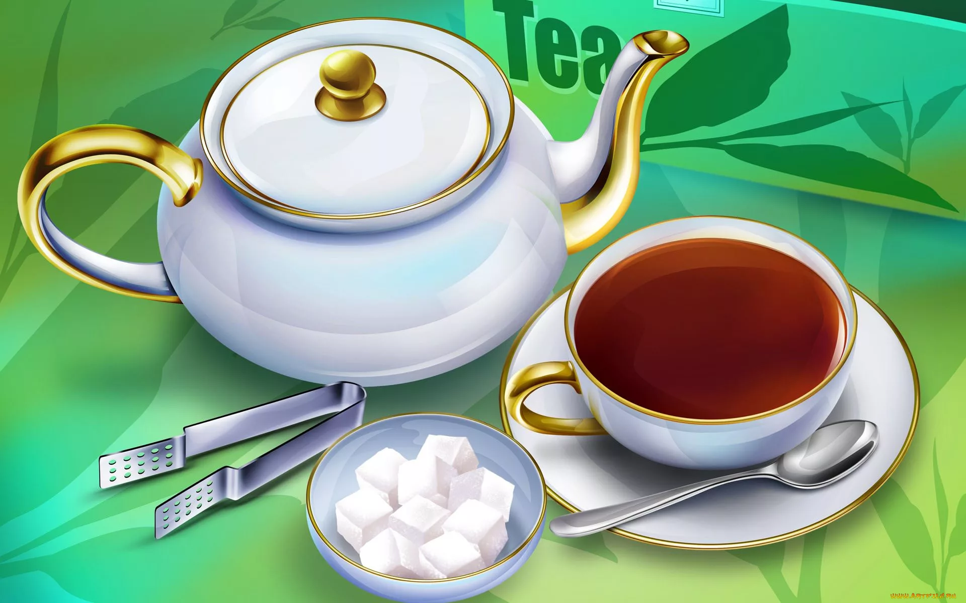 Кофе чай открытка. Открытки с добрым утром с чаепитием. Открытки с чаем. Чайник с чашкой чая. Открытки с добрым утром с чайником.