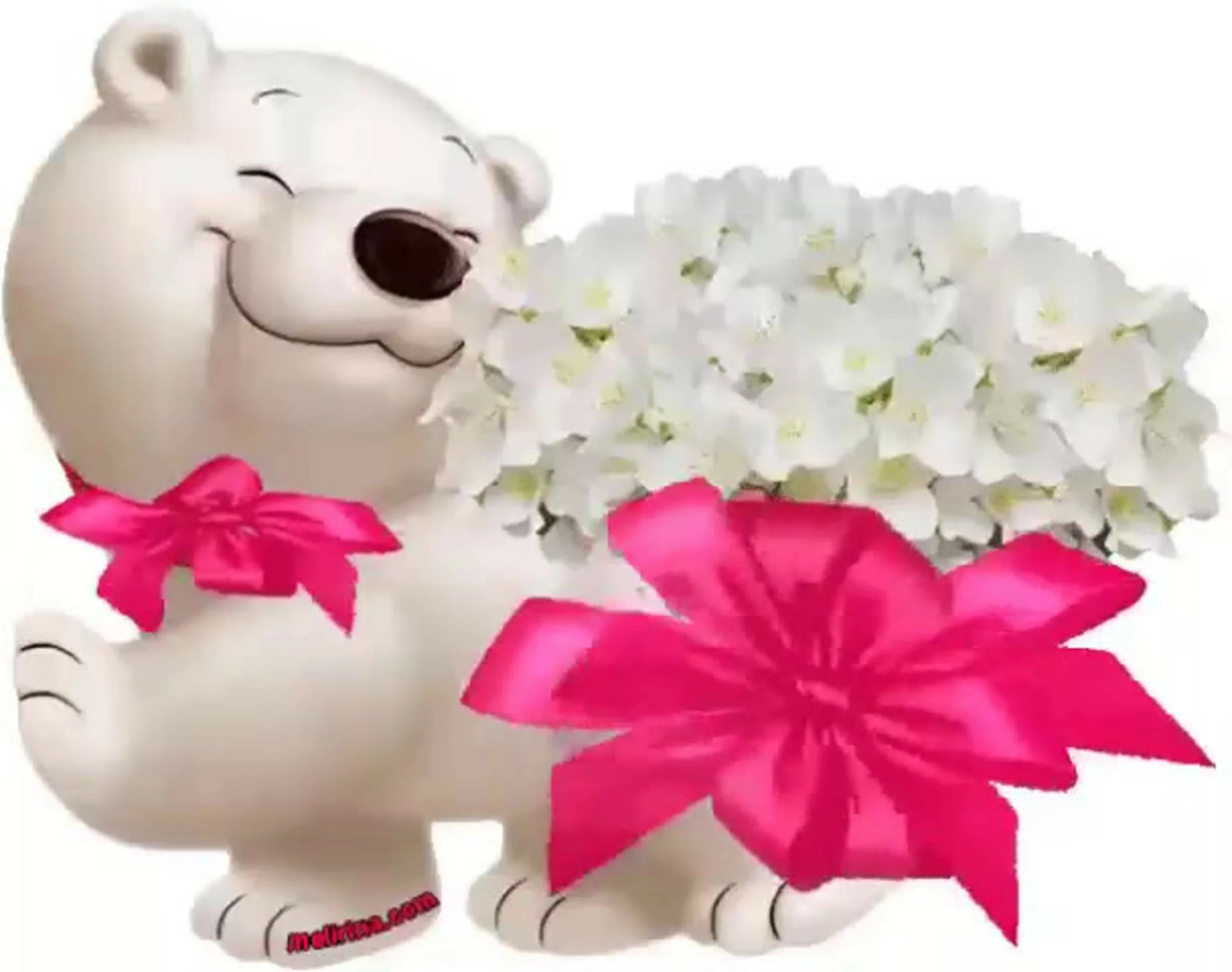 Медвежонок с цветами. Мишка с букетом цветов. Красивый Медвежонок с цветами. Мишка с цветочком. Красивые стикеры для ватсап с днем рождения