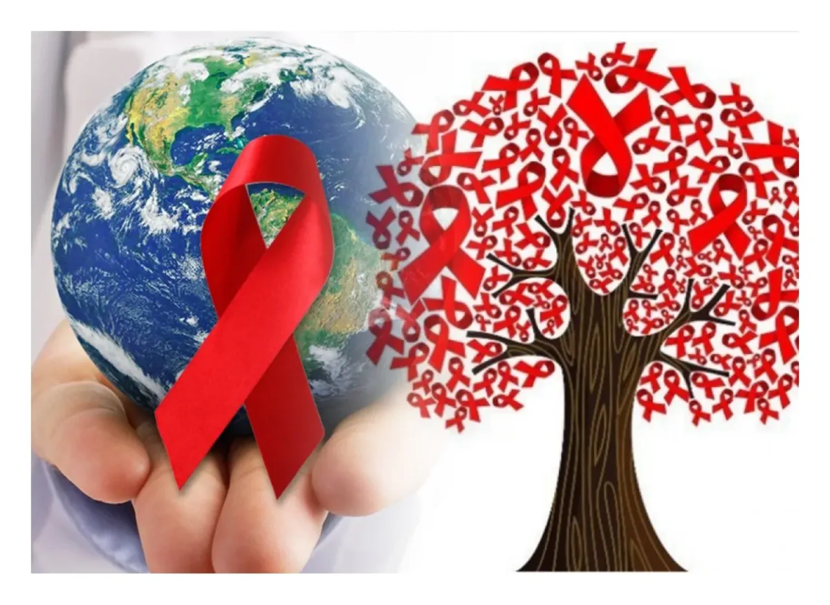 1 Декабря. Дерево ко Дню СПИДА. Фонд борьбы со СПИДОМ. Спид 2022