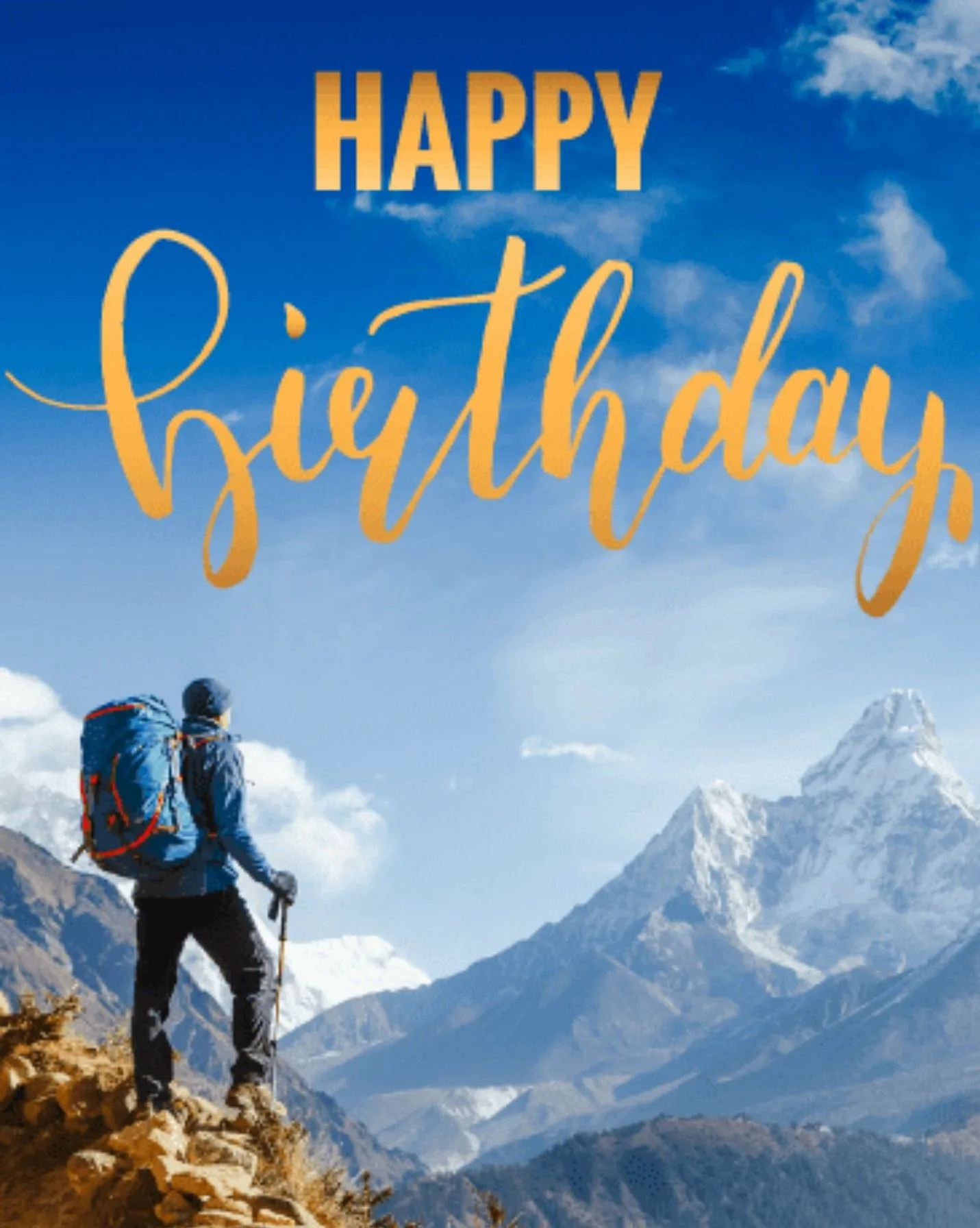 Фото Поздравление с днем рождения альпинисту #9