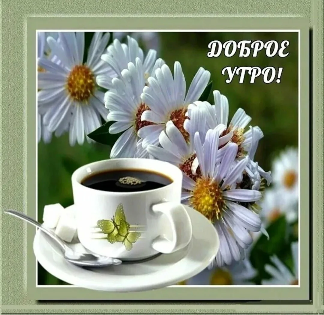 Доброе утро с кофе весенние с пожеланиями. Доброе утро ромашки. Открытки с добрым утром с ромашками. Открытки с добрым утром с кофе. Ромашки и кофе.