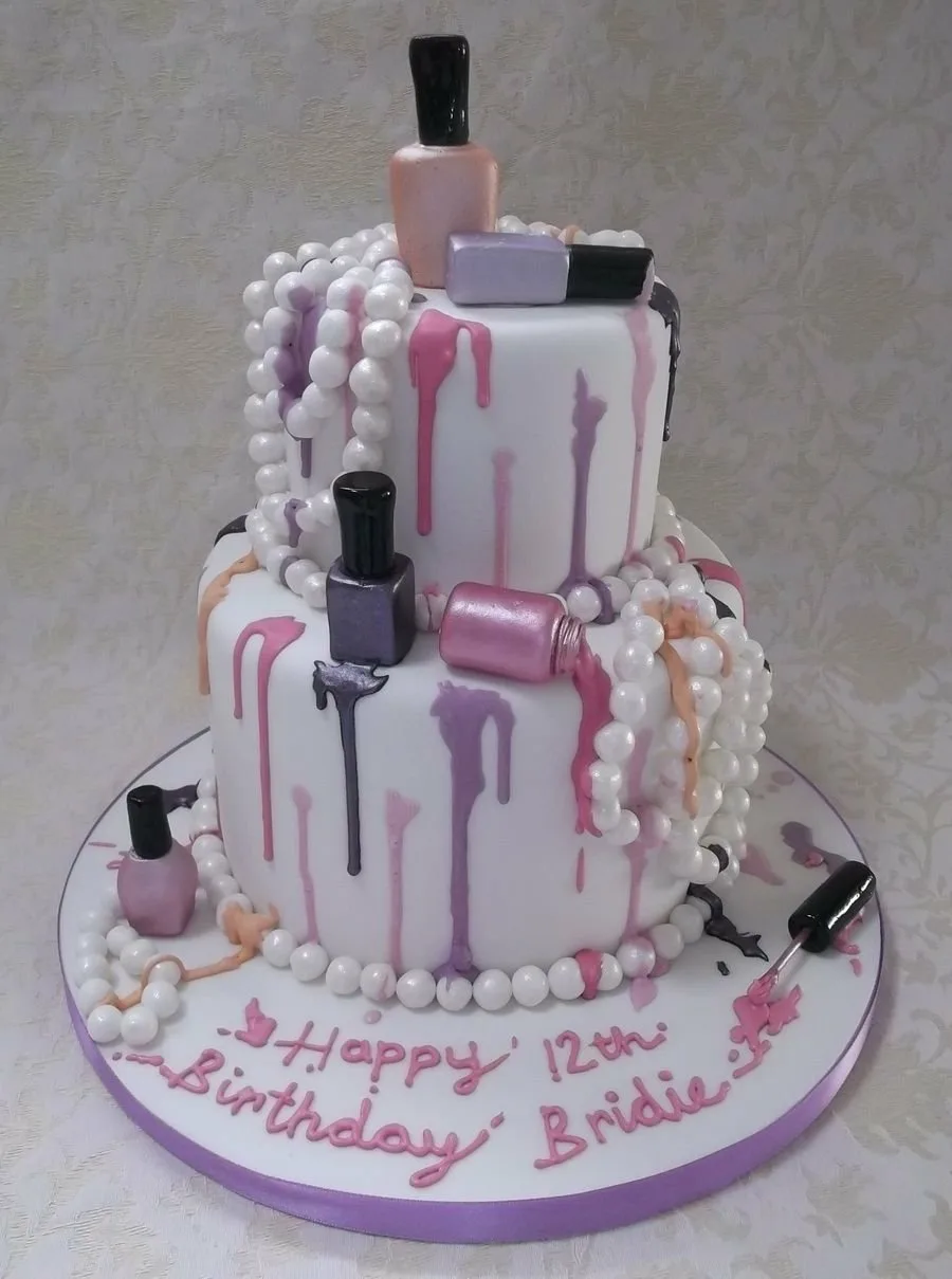 Поздравление с днем рождения мастеру маникюра. Торт для девушки. Торт девочка. Торт с косметикой для девочки. Торт для девочки подро.