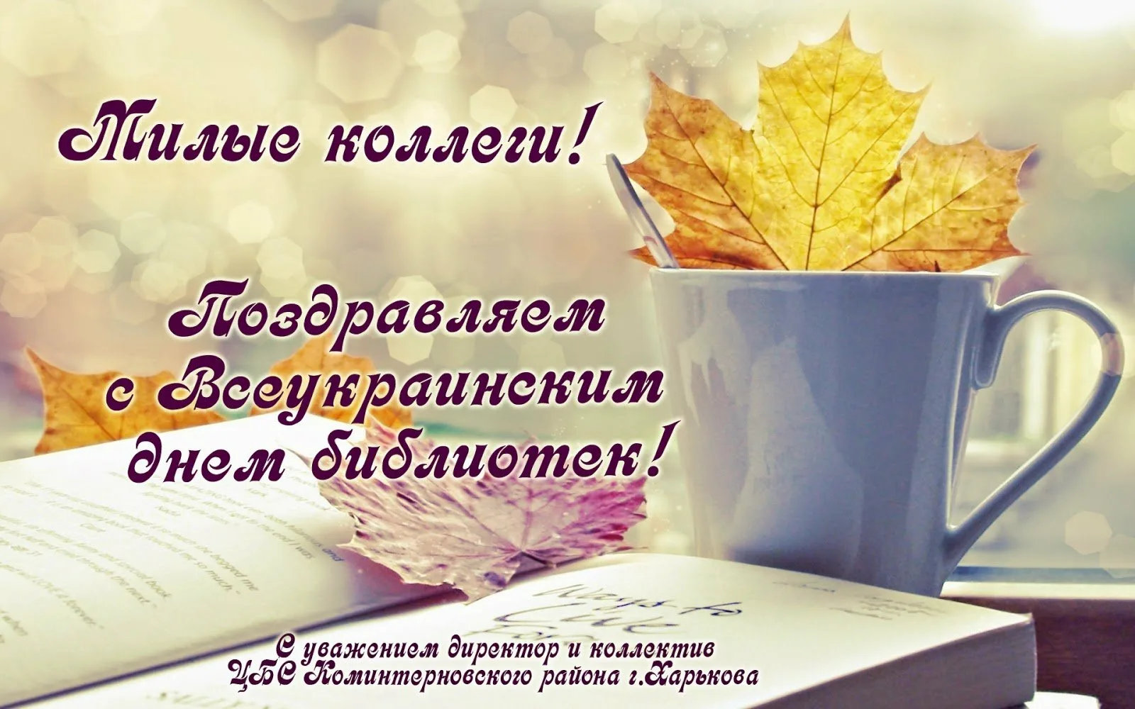 Фото Поздравления в праздник «Всеукраинский день библиотек 2024» #65