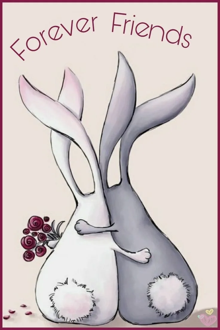 Любимой смешную открытку. Влюбленные зайцы. Зайчики обнимаются. Влюбленный Зайка.