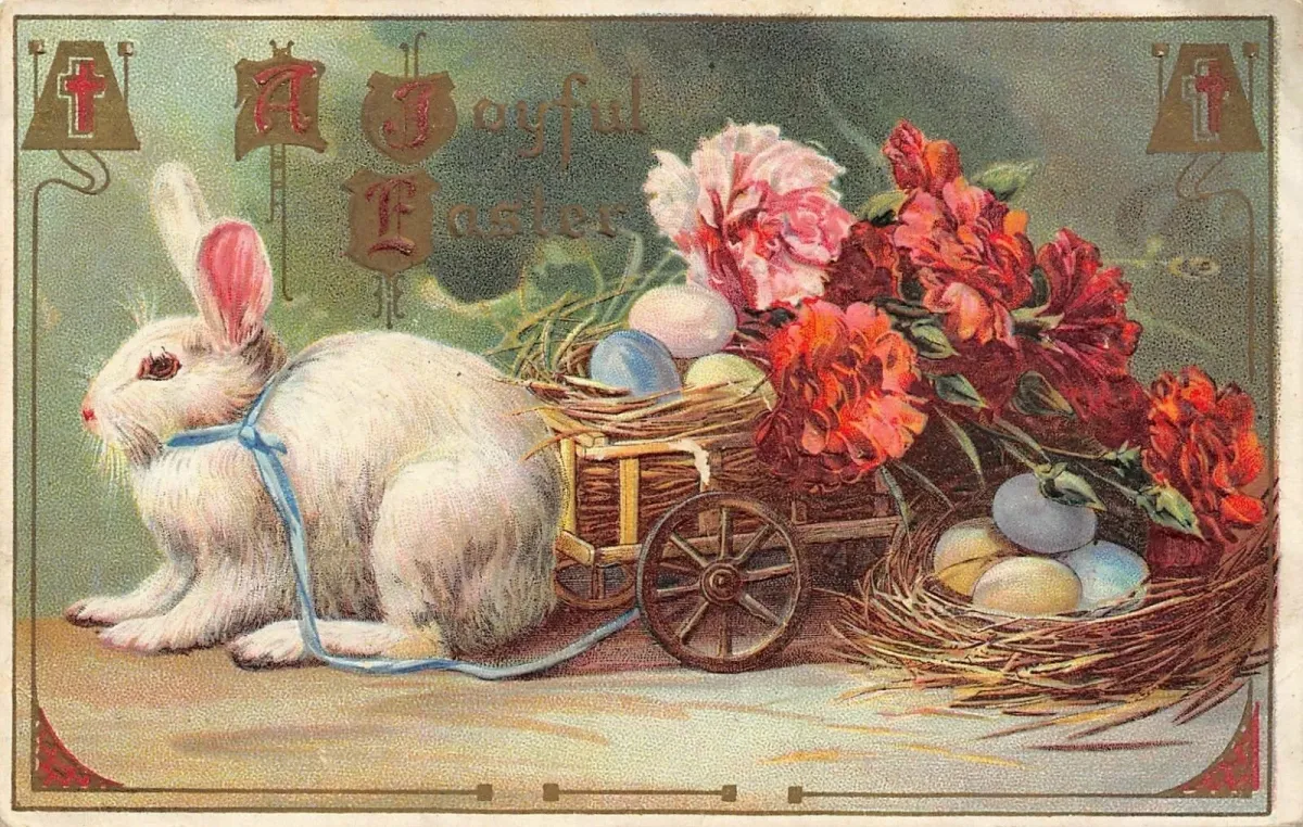 Открытка с католической пасхой на итальянском языке. Пасхальные открытки. Винтажные пасхальные открытки. Винтажная открытка с Пасхой. Пасхальный кролик открытка.