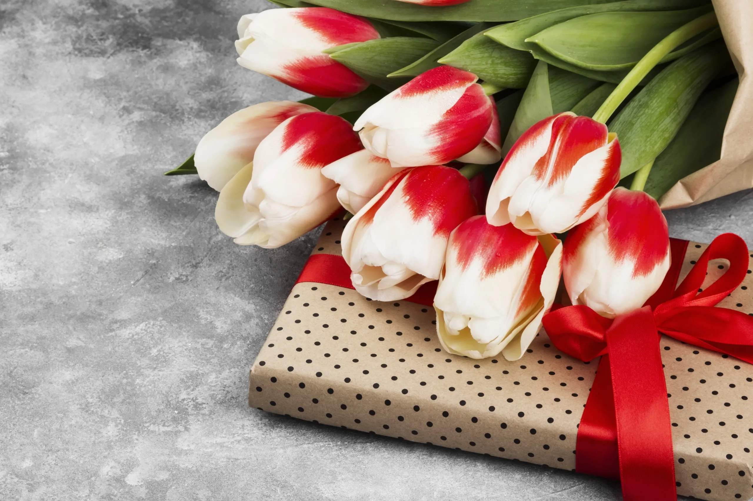Фото Стихи к подарку тюльпаны #49