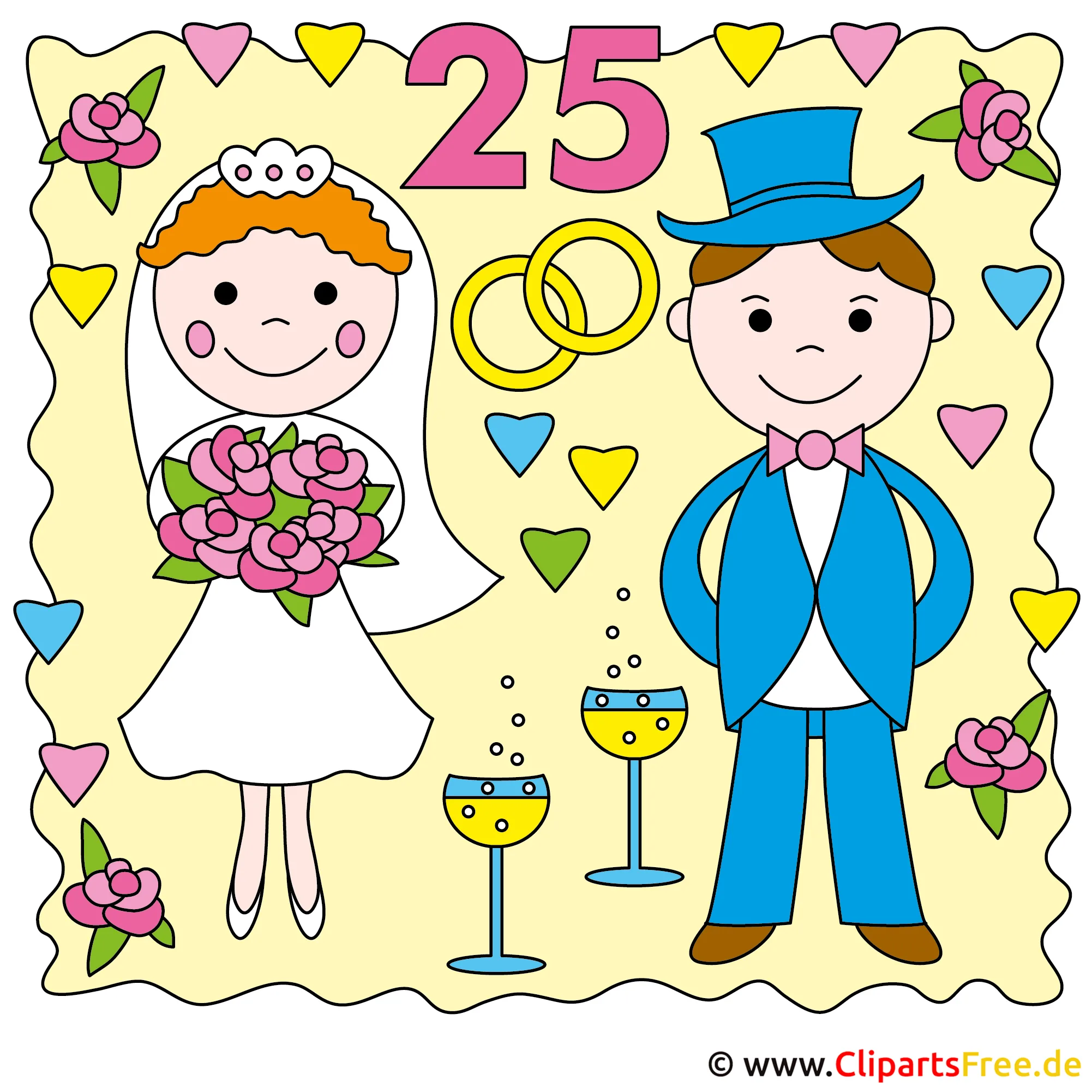 Фото Поздравление с серебряной свадьбой (с 25-летием свадьбы) сестре #36