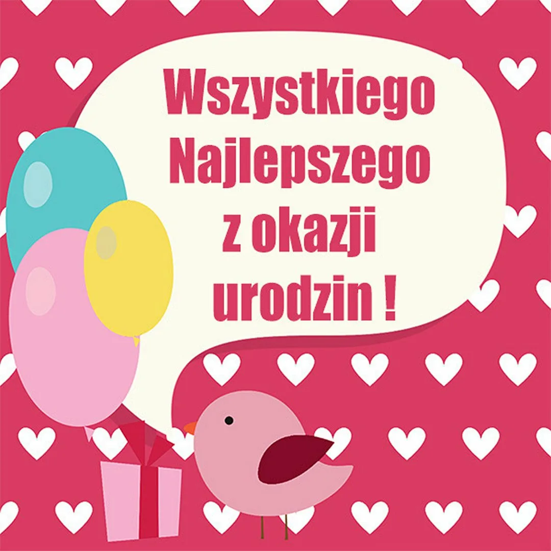 Фото Поздравления с днем рождения на польском языке #39