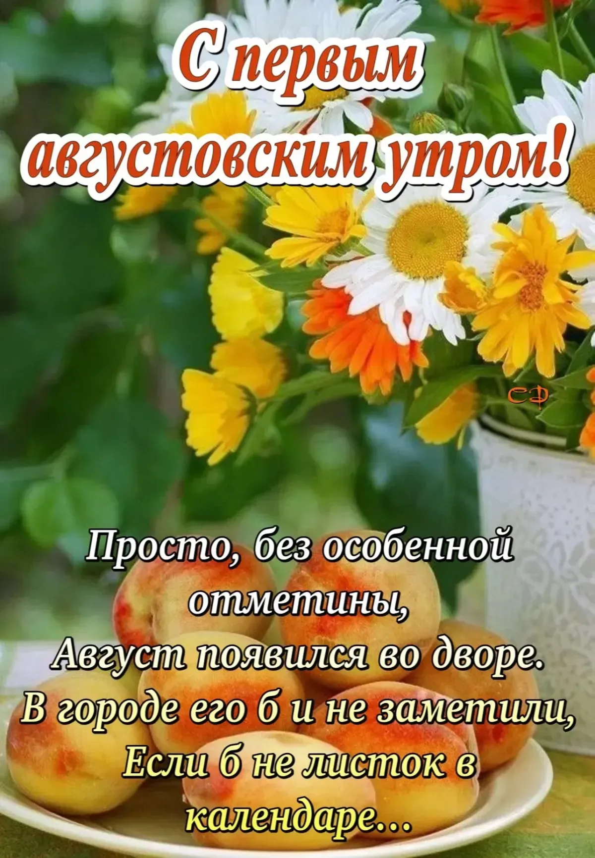 Лето фрукты цветы