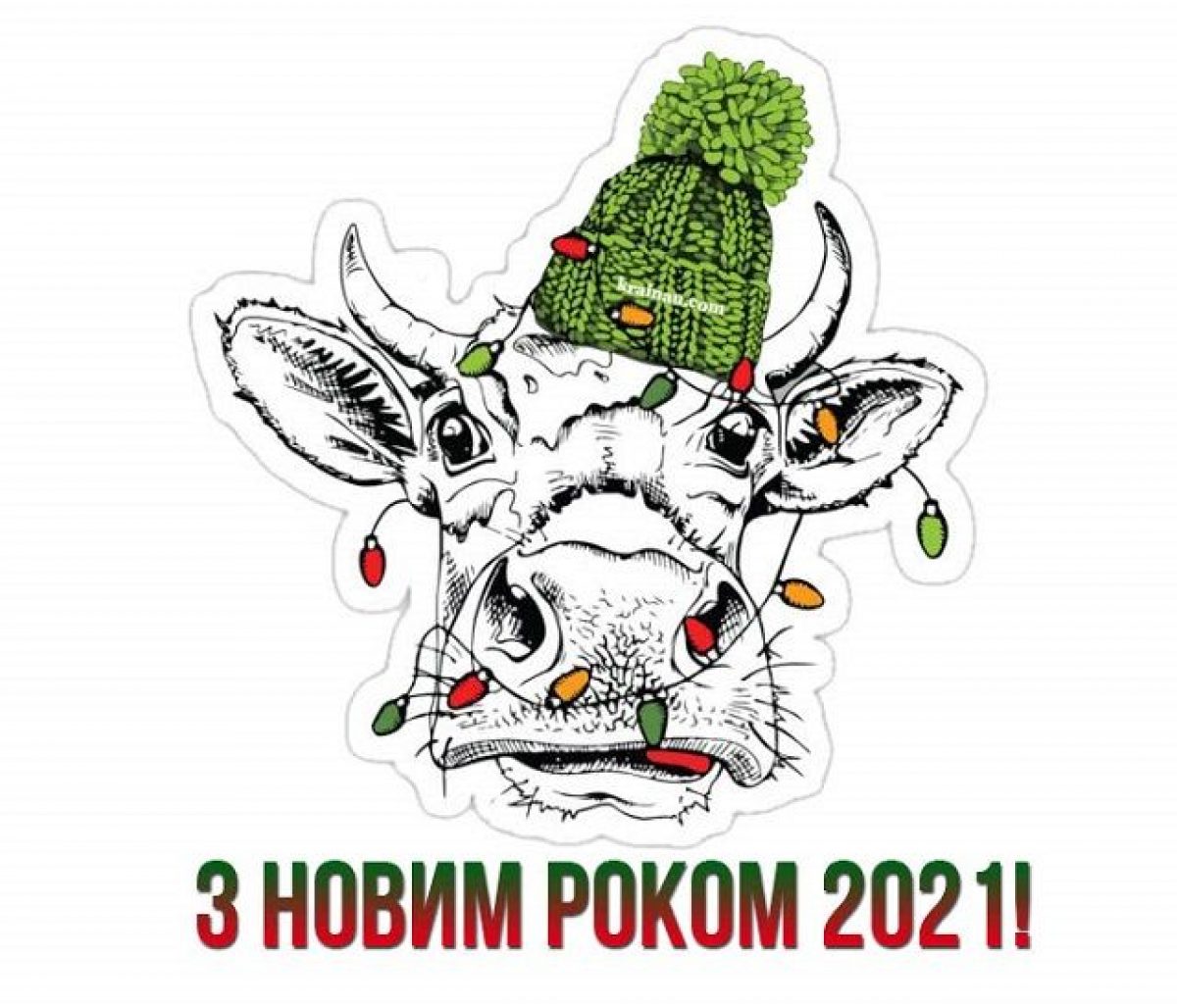 Фото Привітання з Новим роком 2025 на українській мові #71