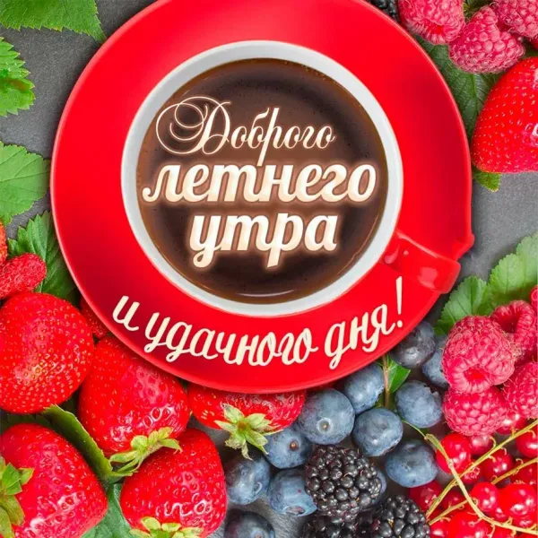 Доброе утро летние картинки красивые с пожеланиями