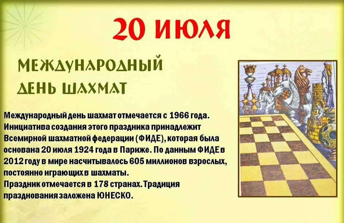 Фото День шахмат 2024, поздравление шахматисту #54