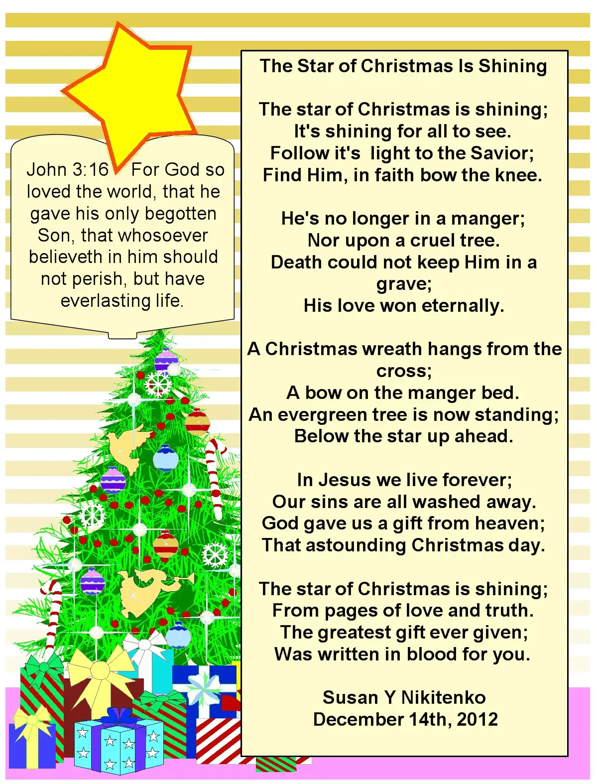 Фото Short Christmas poems #68