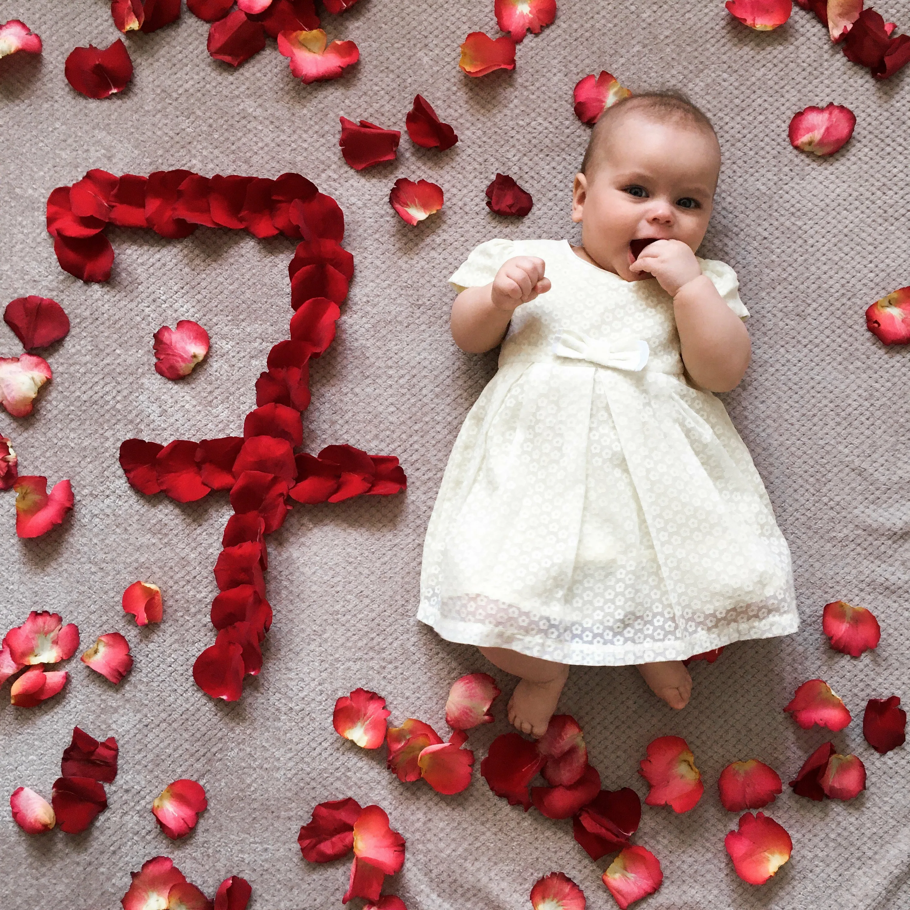 Фото Поздравление с 7 месяцами девочке, мальчику, родителям #57
