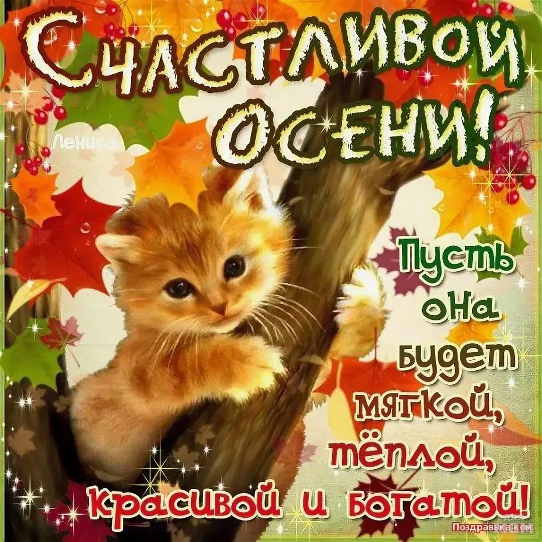 Фото Поздравление с осенними каникулами #21