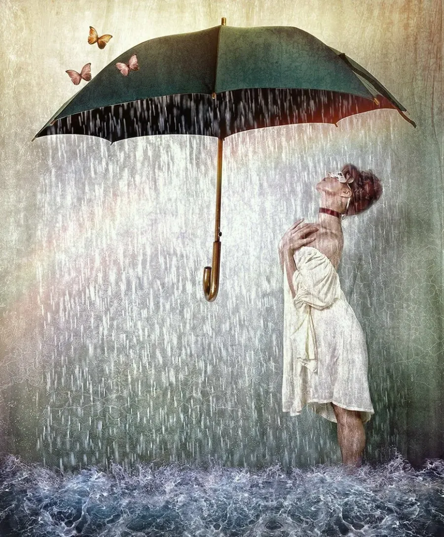Под зонтиком. Девушка под зонтиком. Зонт под дождем. Дождь зонтик. Открытка зонтик